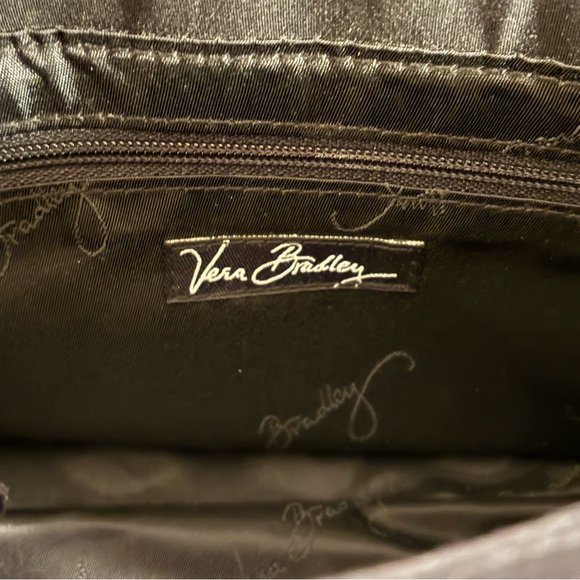 Vera Bradley Juliet Gala Quilted Embroidered Baguette Shoulder Bag Microfiber - Picture 5 of 6